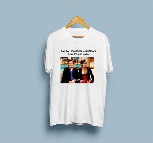 Oversize Monica Ve Chandler Tasarım Unisex T-shirt