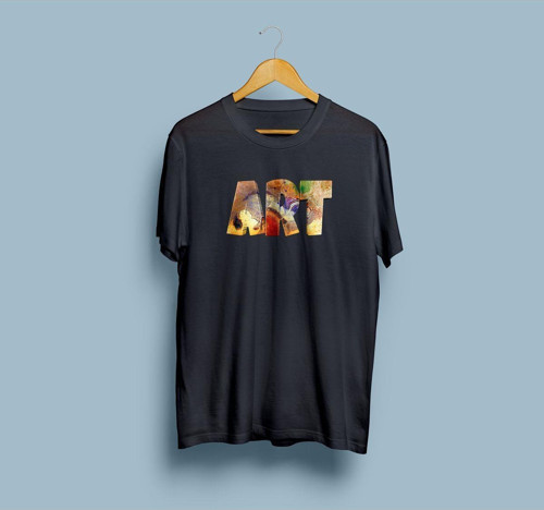 Oversize ART Yazı Tasarımı Unisex T-shirt