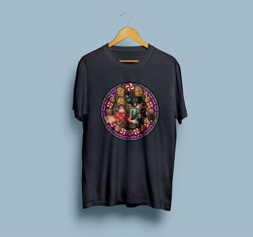 Oversize Vanellope Tasarım Unisex T-shirt