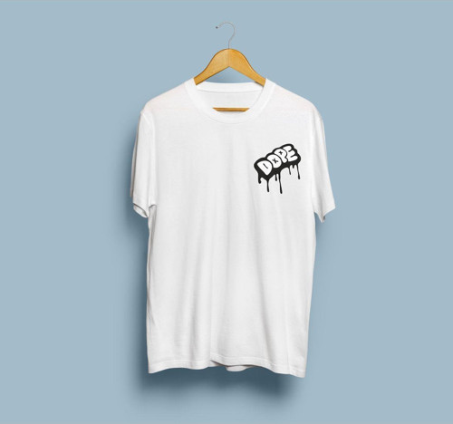 Oversize Dope Yazı Tasarım Unisex T-shirt