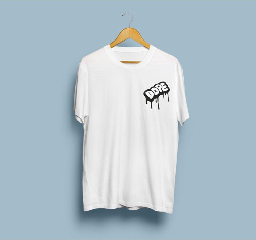 Oversize Dope Yazı Tasarım Unisex T-shirt