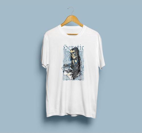 Oversize Cool Skull Tasarım Unisex T-shirt