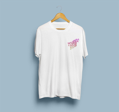Oversize Wubba Lubba Dub Dub Yazısı Tasarım Unisex T-shirt