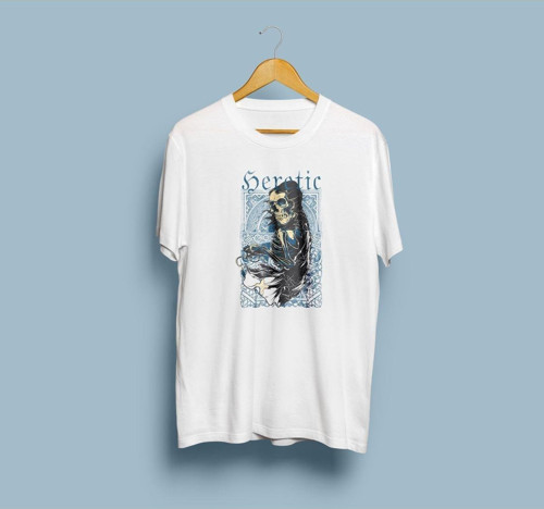 Oversize Cool Skull Tasarım Unisex T-shirt