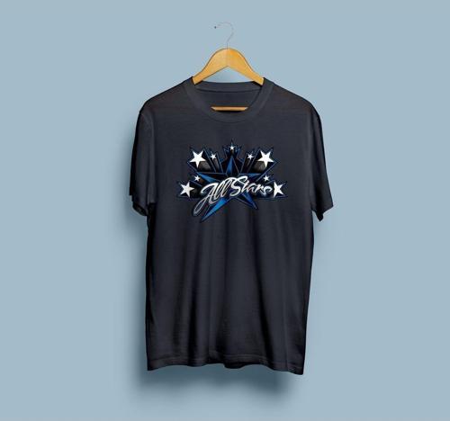 Oversize All Stars Tasarım Unisex T-shirt