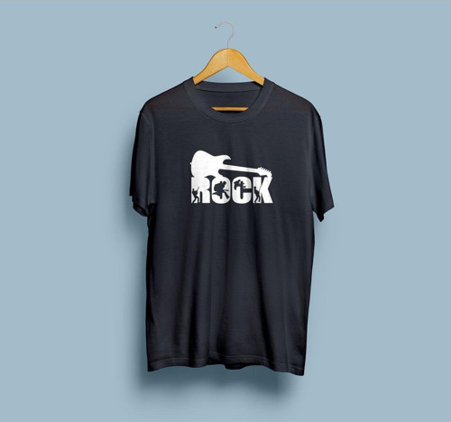 Oversize Rock Tasarım Unisex T-shirt