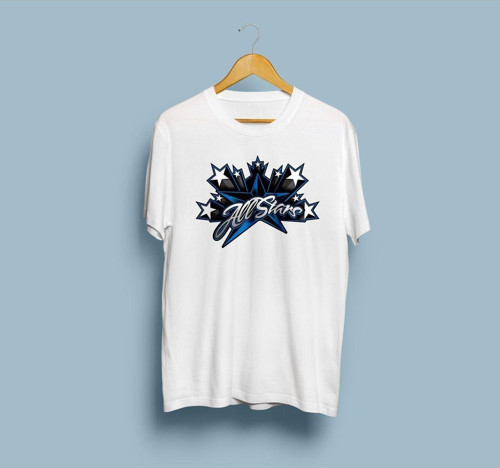 Oversize All Stars Tasarım Unisex T-shirt