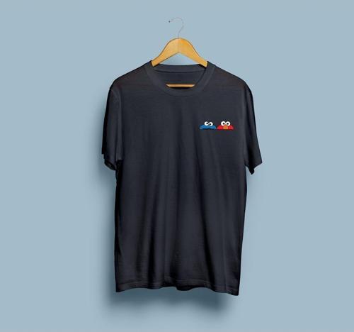 Oversize Kurabiye Canavarları Tasarım Unisex T-shirt