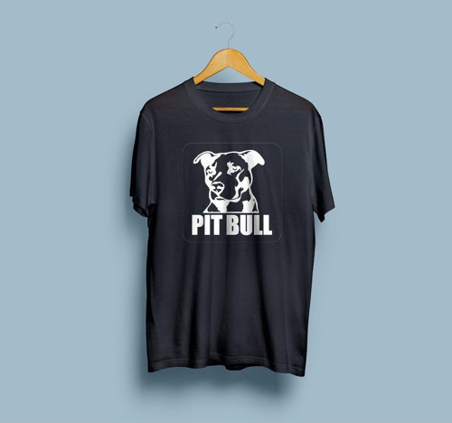 Oversize Pitbull Tasarım Unisex T-shirt