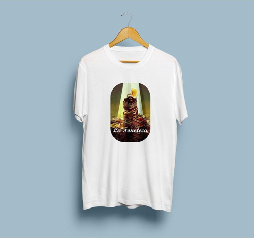 Oversize Fonoteka / Ses Arşivi Tasarım Unisex T-shirt