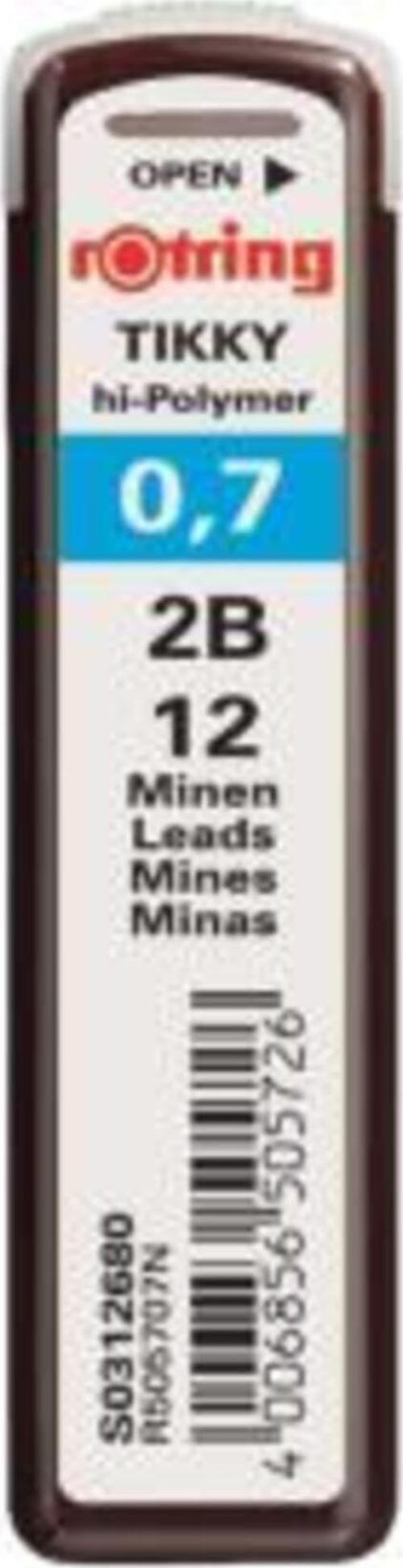 Hi-Polymer (2B) Kurşun Kalem Ucu (Versatil Kalem Ucu, Min) 0.7 Mm (1 Paket=10 Tüp) S0231230