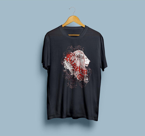 Oversize Kingdom Fear Tasarım Unisex T-shirt