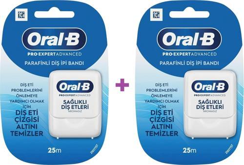 Pro-Expert Advanced Parafinli Diş İpi Bandı 25m x 2 ADET