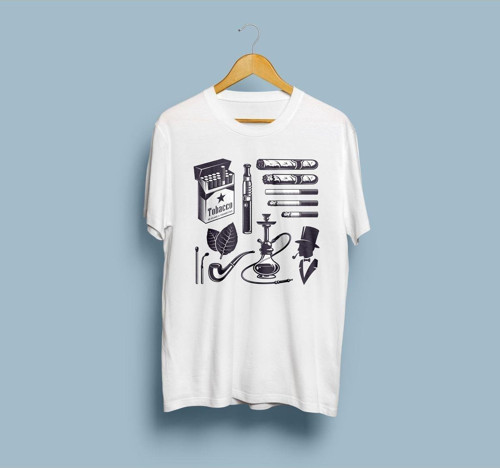 Oversize Tütün Ürünleri Tasarım Unisex T-shirt