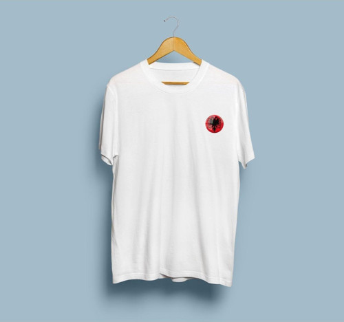 Oversize Albania / Arnavutluk Cep logo unisex T-shirt
