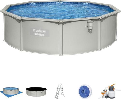 ® Hydrium™ Çelik Duvarlı Prefabrik Yer Üstü Havuz Seti 4,57 m x 1,22 m