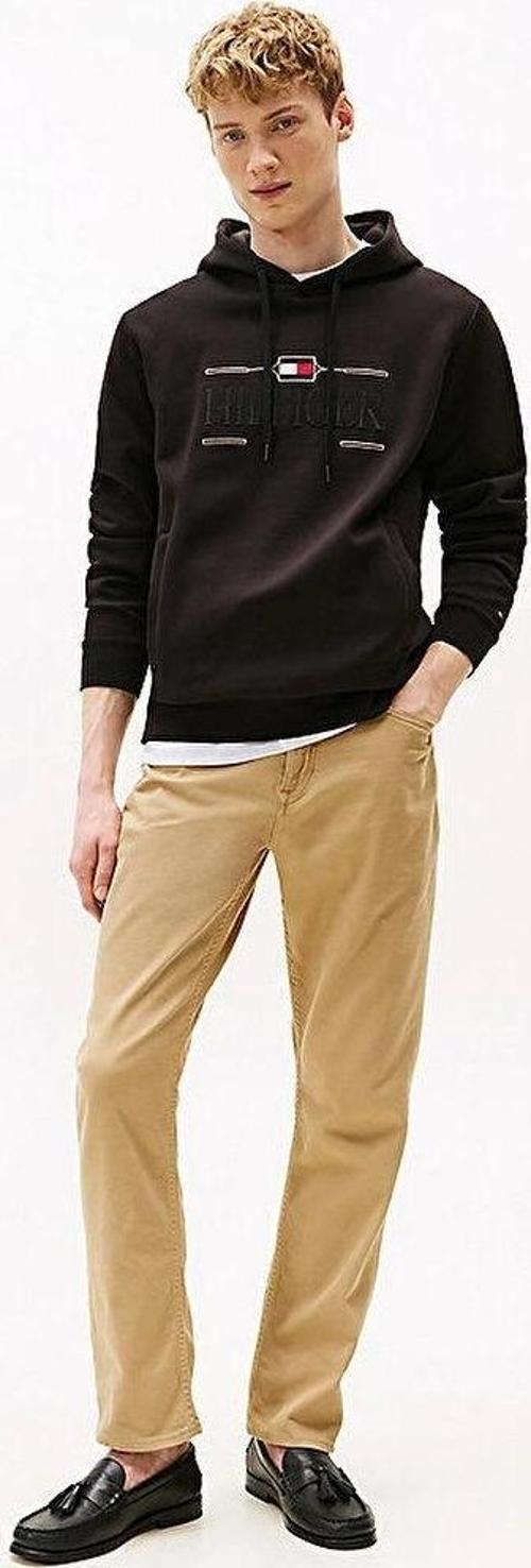 ICON HILFIGER HOODIE Erkek Siyah Kazak MW0MW39586BDS