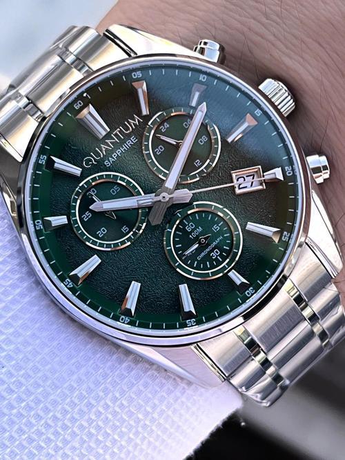 Sapphire Cizilmez Cam Çelik Kordon İç Kadran Fonksiyonları Aktif 10 Atm Erkek Kol Saat NQ370