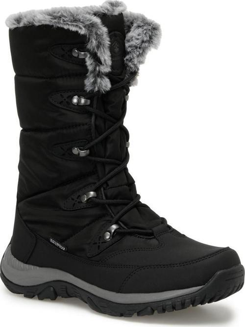 LEAD İÇİ Yünlü Astarlı Waterproof Uzun Kadın Kar Botu