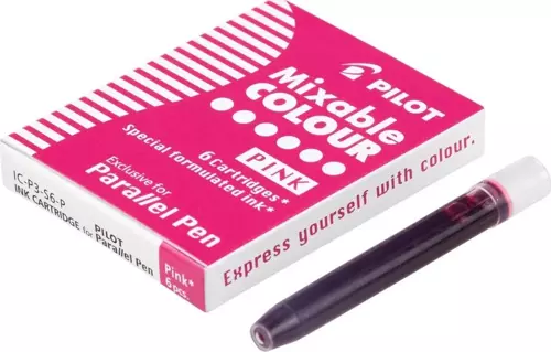 Parallel Pen Orijinal Kartuş 6'lı Pembe / IC-P3-S6-P