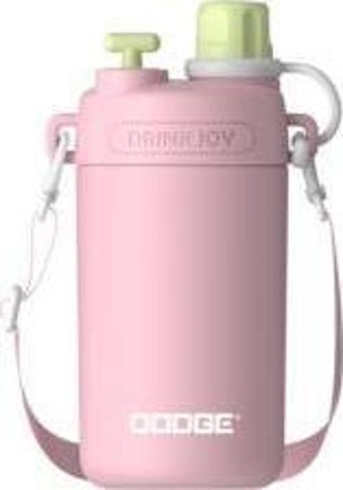 Dodge DB-23694 580ml Askılı Pipetli Pembe Çelik Matara