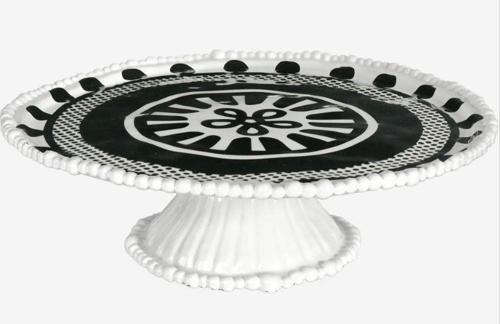 Siyah Melamin Kek Standı 35 Cm CAK.OPT01