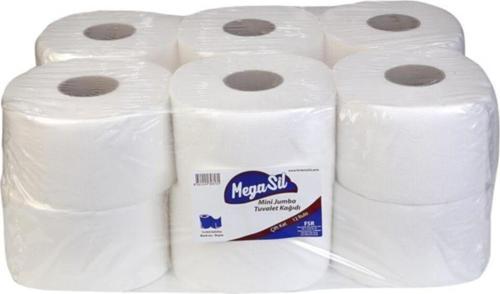 Mini Jumbo Tuvalet Kağıdı 4Kg. 93M. 1 Koli (12 Adet)