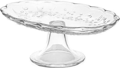 Ayaklı Cam Sunum Tabağı Oval 31x20x12 Cm CAM0498