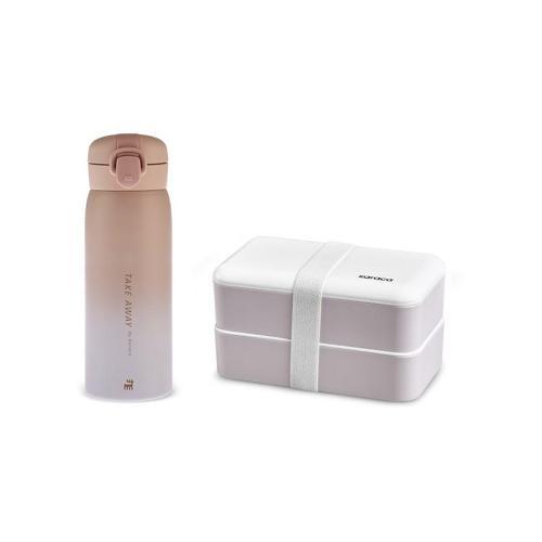 Skyfall Sızdırmaz Termos 500 ml ve Alesta Lunch Box Pudra