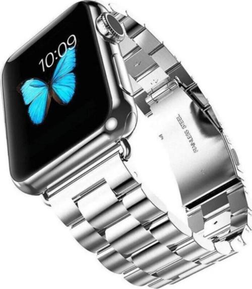 Apple Watch 7 8 9 10 Ultra 2 44 45 46 49mm Uyumlu Çelik Kordon