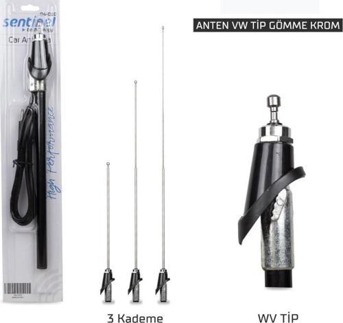 Anten Gömme Volkswagen Tip Nikel Vakum
