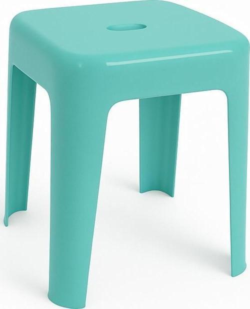 Tabure Sağlam Plastik Kırılmaya Dayanıklı Bahçe, Balkon ,Banyo Su Yeşili
