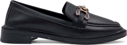 Tokalı Günlük Kadın Loafer Ayakkabı Siyah 37