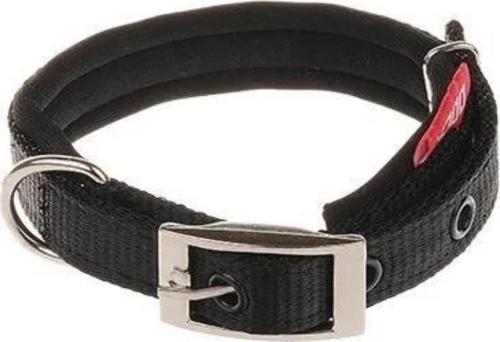 DOKUMA SİYAH KÖPEK BOYUN TASMASI 2,5 X 32-44 CM