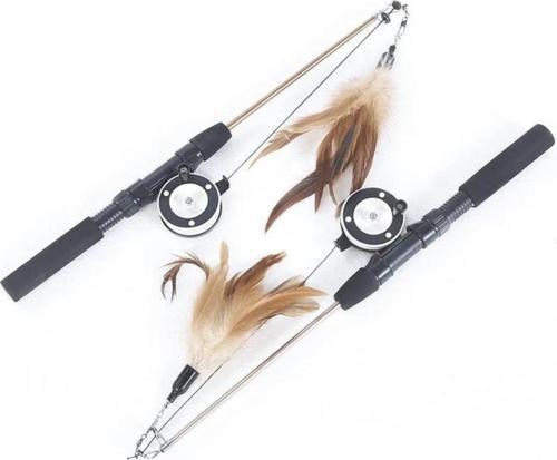 Yemcipetshop 43 Cm Oyuncak Kedi Oltası 