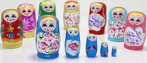 5'li Ahşap Matruşka