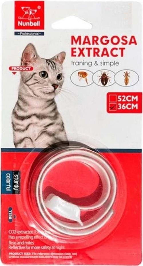 Kedi Bit Pire Uzaklaştıcı Tasma 36cm