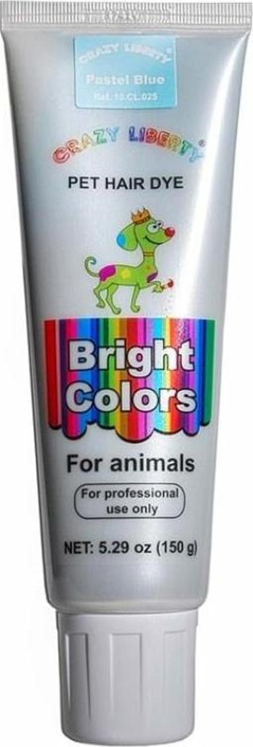 CRAZY LIBERTY Evcil Hayvanlar İçin Saç Boyası (Pastel Mavi) 150 ML