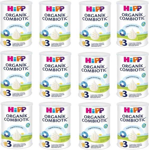 3 Organik Combiotic Devam Sütü 350 gr 12 Adet