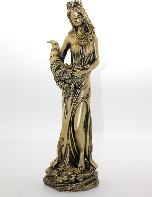 Polyester Bereket Tanrıçası Fortuna Figürü Model 1