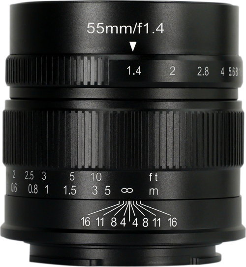 55mm F1.4  MF APS-C Lens (FX Mount)