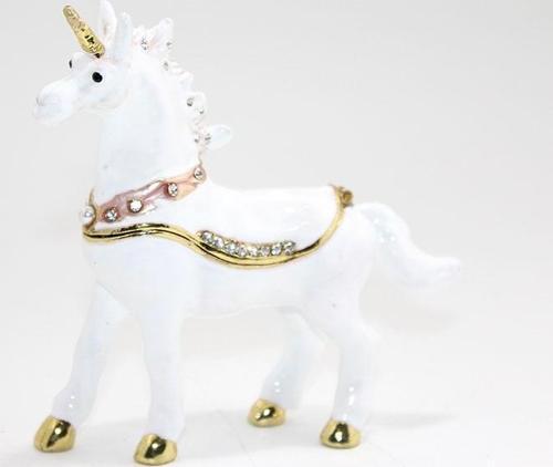 Swarovski Taşlı Tekli Unicorn Figürü