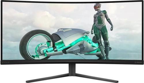 Evnia 34M2C3500L 34" 180Hz 0.5ms HDMI DP AdaptiveSync HDR10 WQHD VA Curved Gaming Monitör
