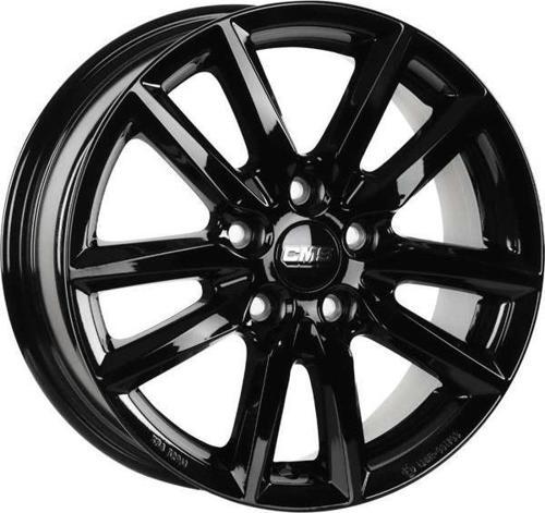 -1275-06 6.5x16" -5x112 ET43 57.1 Complete Black Gloss Jant (4 Adet)