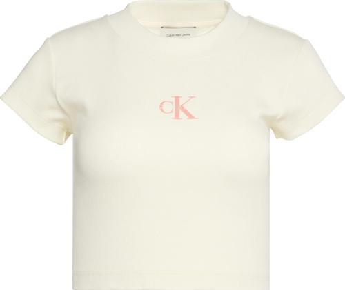 A- MONOGRAM BABY TEE Kadın Beyaz T-shirt LV047AB802-YC9