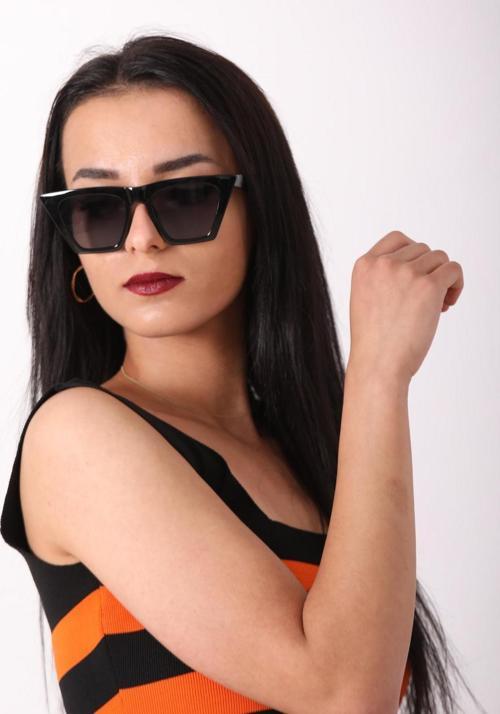 SİYAH CAT EYE  KADIN GÜNEŞ GÖZLÜĞÜ