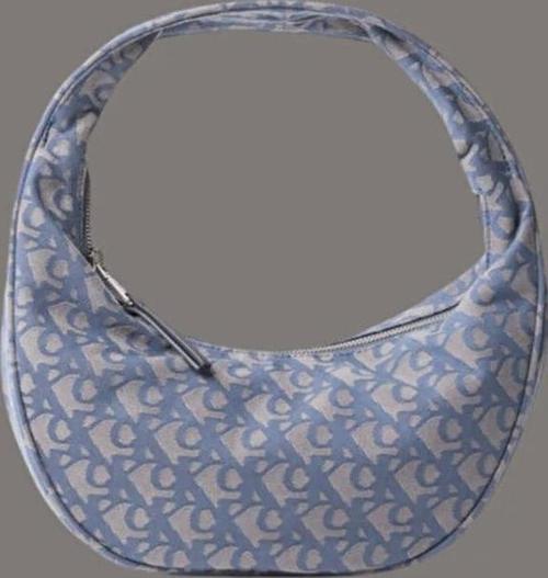 CKJ MONOGRAM PINCHED MEDIUM SHOU Kadın Mavi Çanta LV04F3206G-ZYX