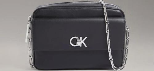 CK RE-LOCK POCKET CAMERA BAG Kadın Siyah Çanta LV04F3102G-UB1