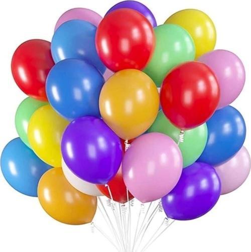 50 Adet Karışık Renkli Balon 9a Parti Organizasyon Balonu