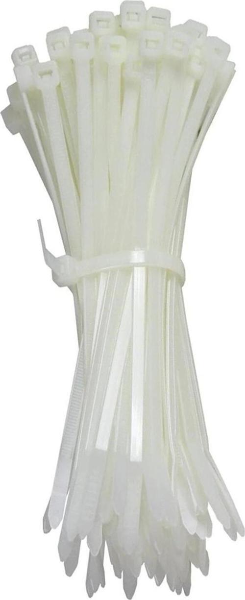 Kablo Bağı Plastik 2,5x150 mm Beyaz 100 Adet